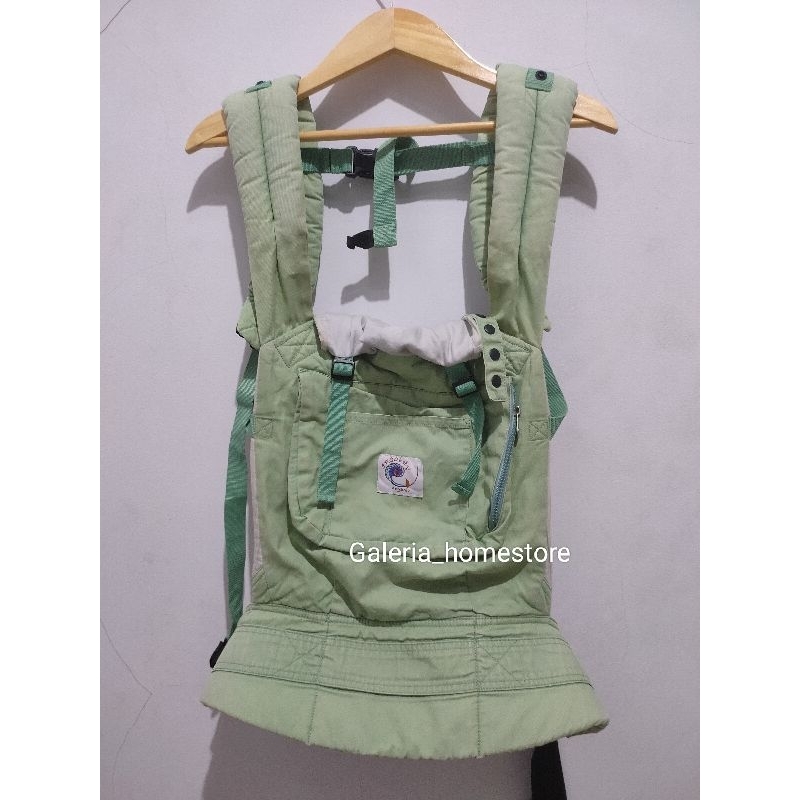 Sale Gendongan Gendongan Bayi depan  SSC ergobaby Preloved Hijau abu - support m shape