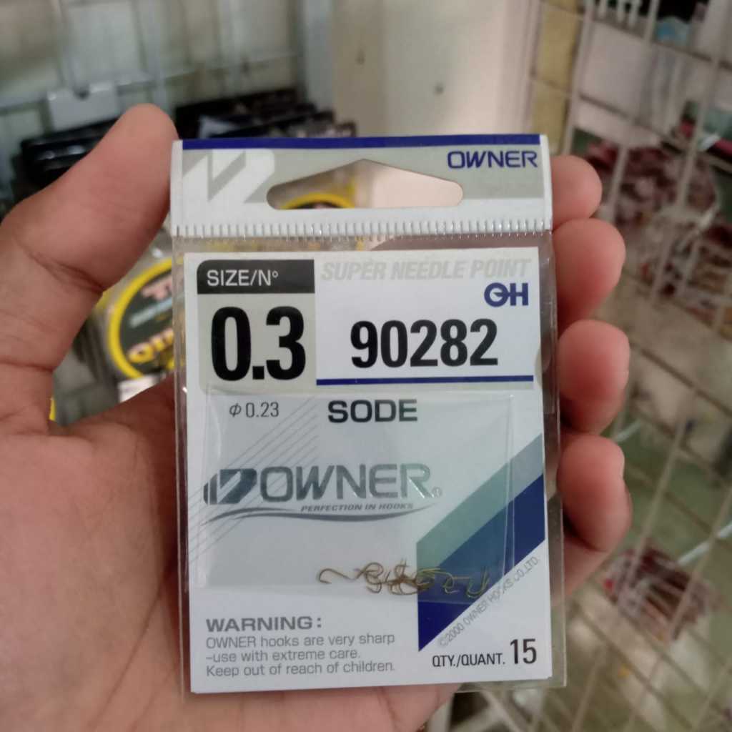 Mata Kail Owner Sode 90282 Kail Nol Koma Tanpa Lubang Kail Untuk Mancing Micro Fishing Ikan Kecil