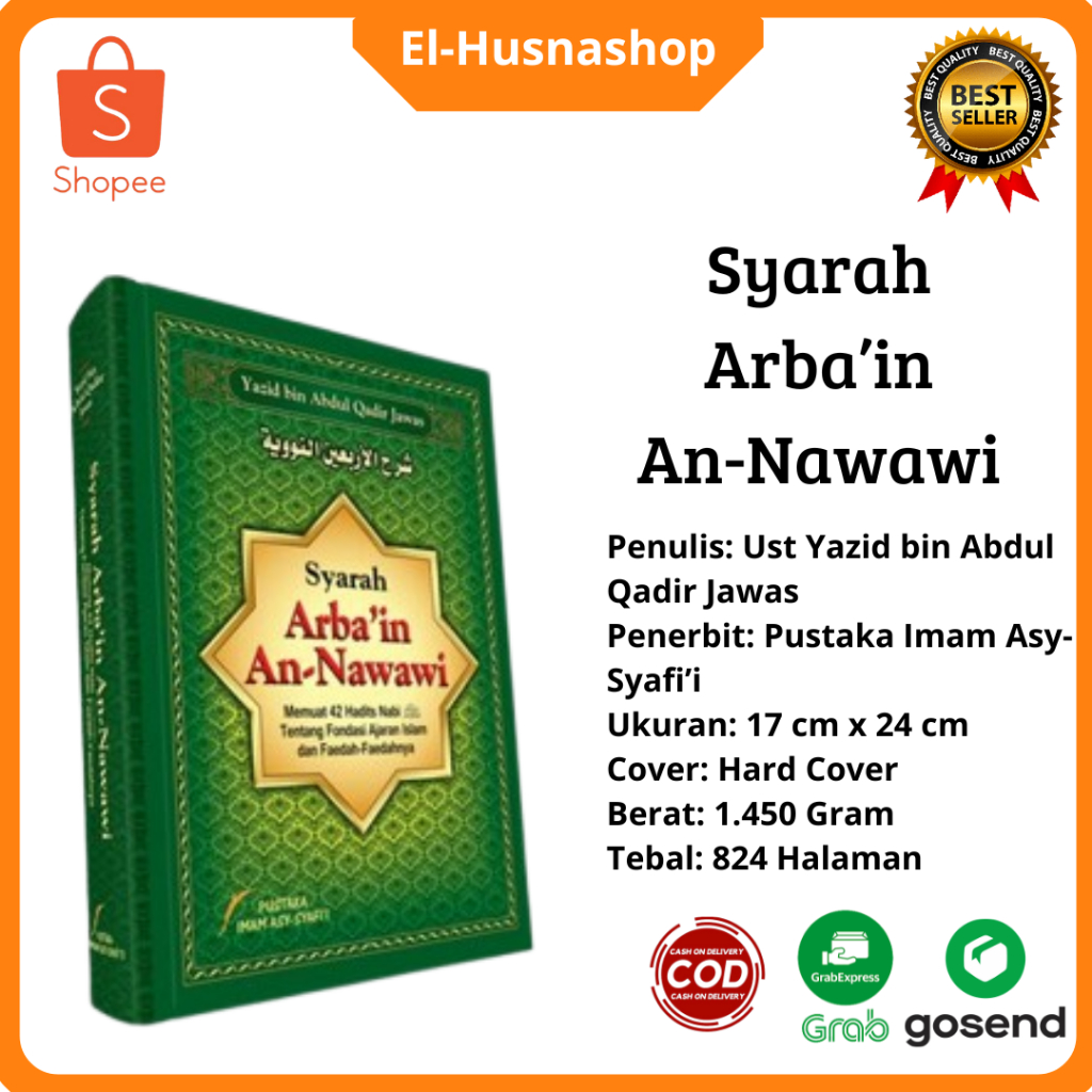 Buku Syarah Arbain An Nawawi Pustaka Imam Asy Syafii Yazid Bin Abdul Qadir Jawas