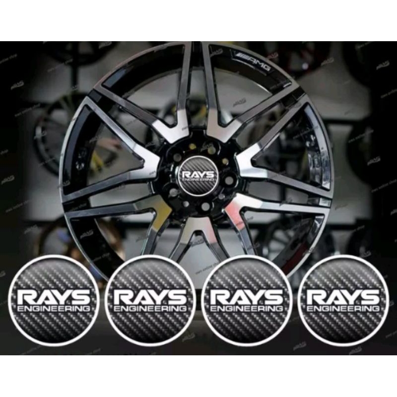Sticker Dop Velg Mobil RAYS