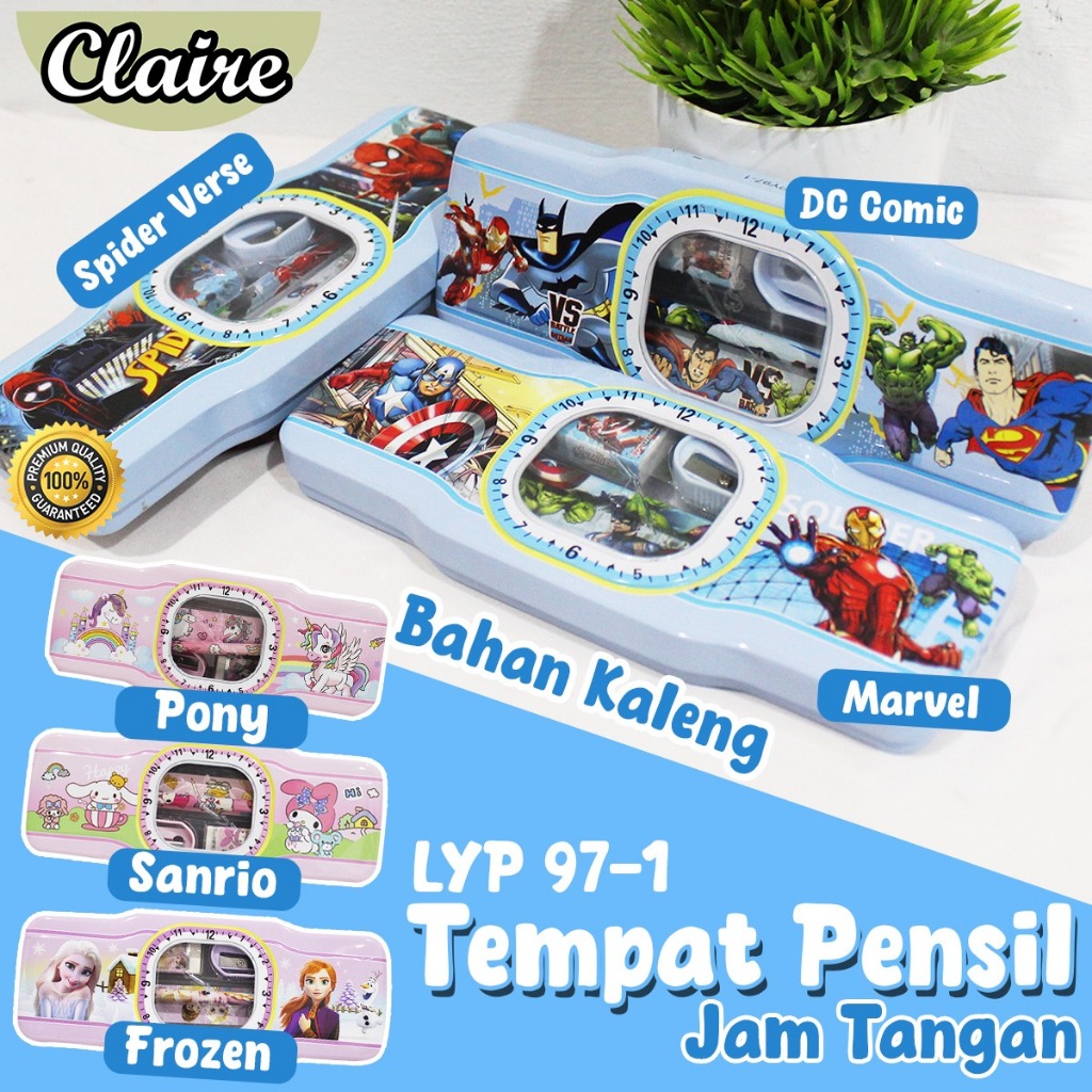 

Kotak Pensil Jam Tangan / Tempat Pensil Kaleng Spiderman Frozen / Kotak Pensil Kaleng Spiderman Frozen Jam Tangan / Pencil Case Spiderman Frozen LPY 97-1