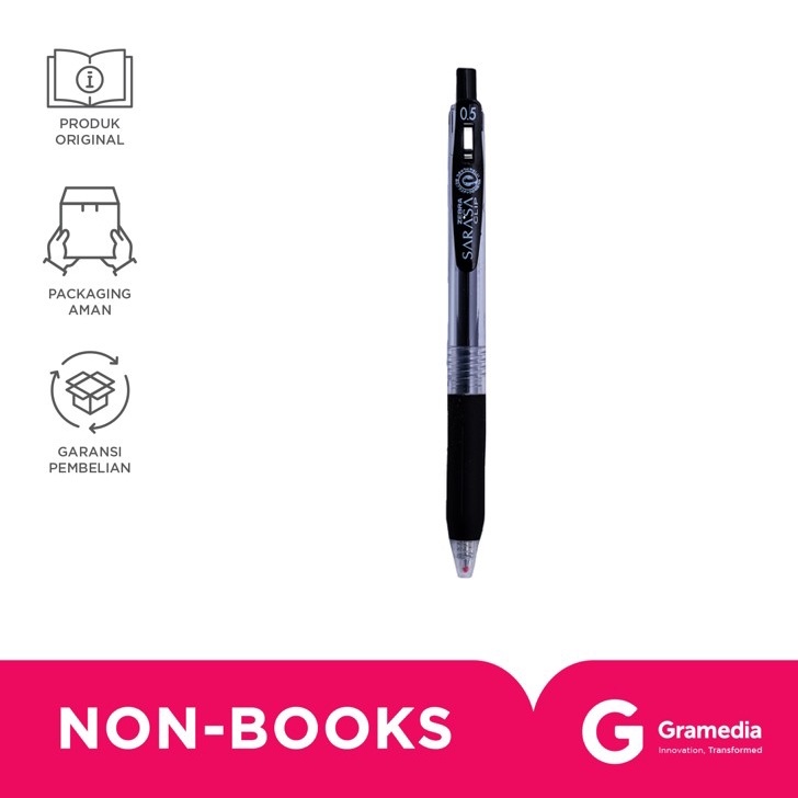 

Gramedia Supratman | Zebra Sarasa Clip 0.5 Black