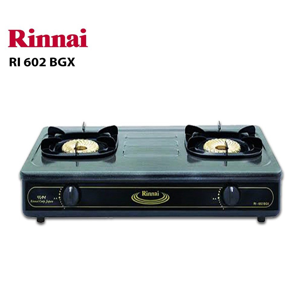 Rinnai Kompor Gas 2 Tungku RI-602BGX 602 BGX