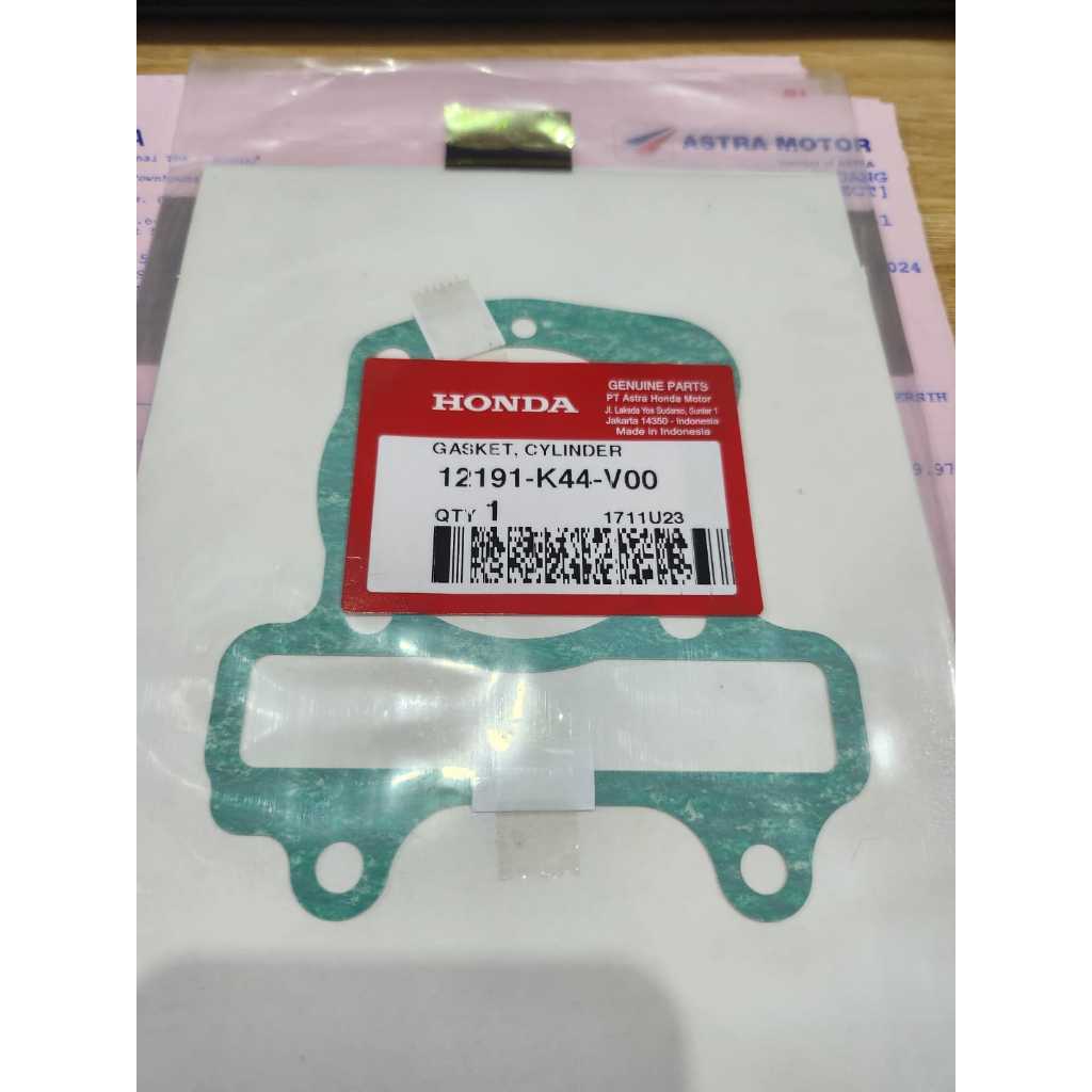 12191K44V00 PAKEN BLOK BEAT ESP ORI YGP GASKET BLOCK 12191-K44-V00