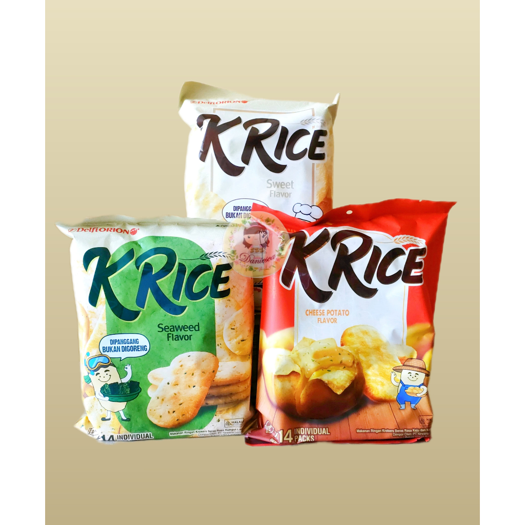 

.Snack import | Delfiorion Krice orice sweet flavor seaweed flavor crackers beras ( ds bgr )