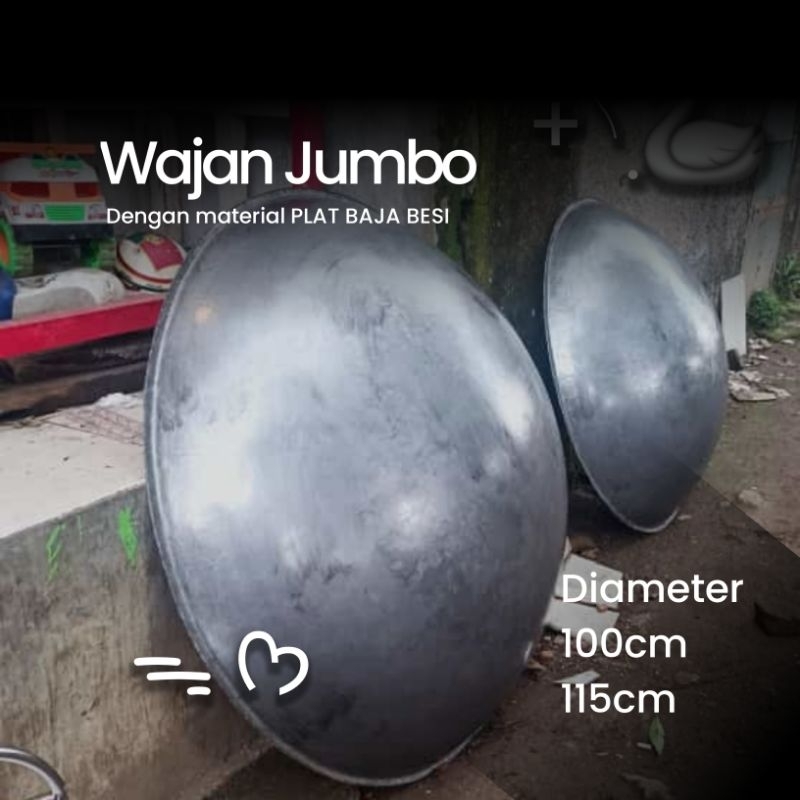 WAJAN BESAR PENGGORENGAN PLAT BAJA
