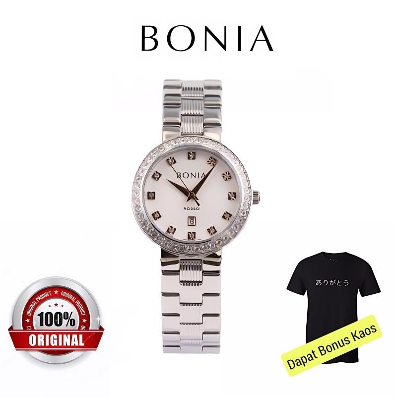 Jam tangan wanita bonia rosso BR10314-2377S Original  / Jam tangan bonia Original/ Jam tangan wanita