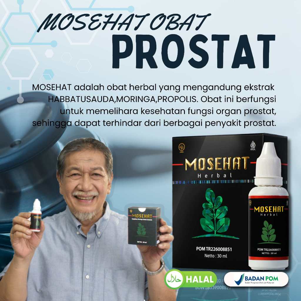 MOSEHAT OBAT PROSTAT Herbal Ampuh Atasi Kanker Prostat