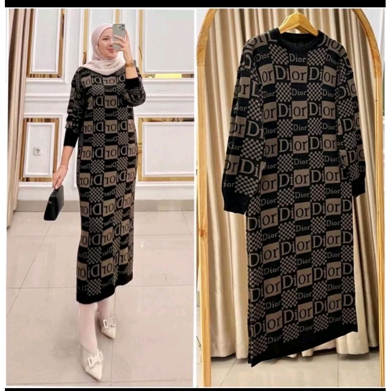 Gamis rajutan wanita