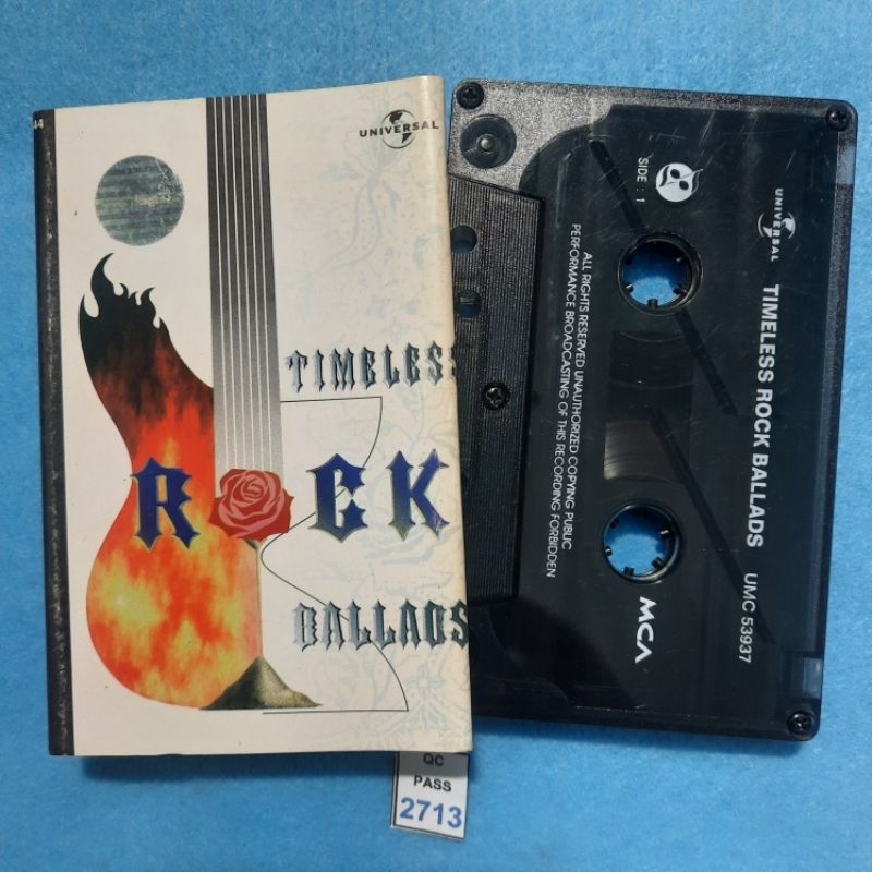 Kaset pita Kompilasi  Timeless Rock Ballads / Queen Steelheart Aerosmith