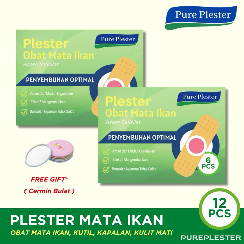 Plester Kutil dan Mata Ikan Paket 12 PCS Pemakaian Maksimal Foot Corn Remover / Callusol / Callus / 