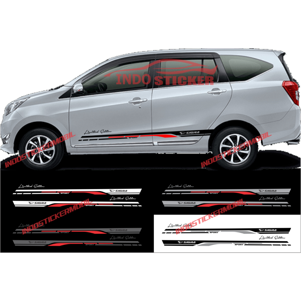 sticker mobil daihatsu sigra cutting stiker list mobil sigra