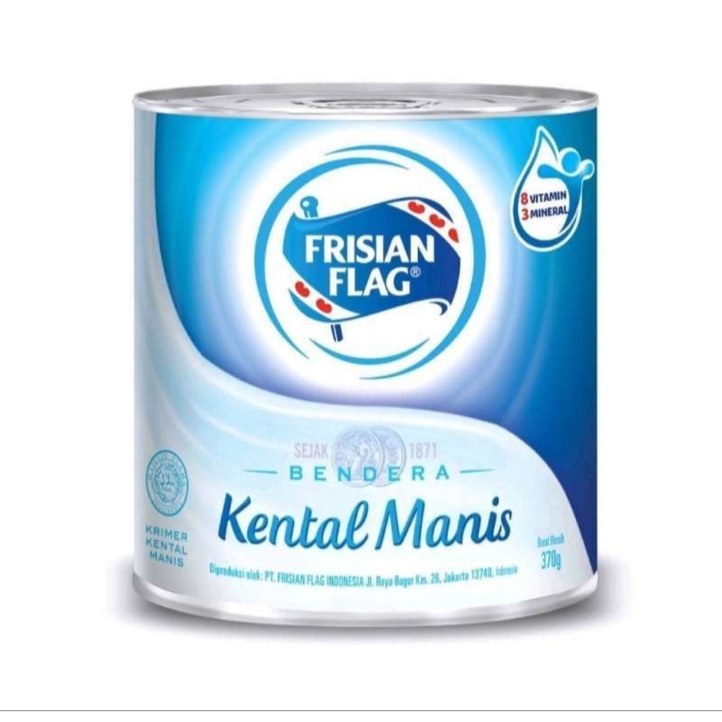 

Frisian flag susu kental manis kaleng 370 gr