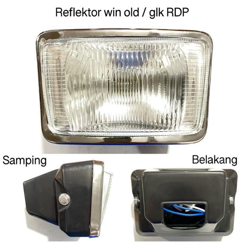 Reflektor Win Old Lampu depan honda win Old