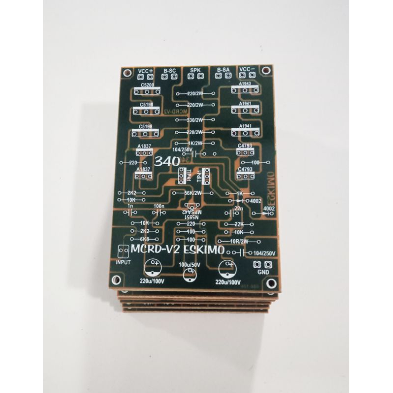 PCB Power Amplifier MCRD V2 ESKIMO