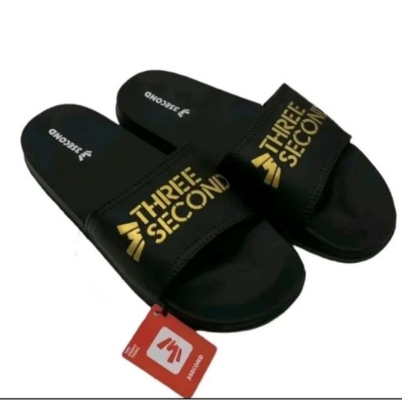 Sandal slide Three second pria wanita sendal slop premium cowo cewe