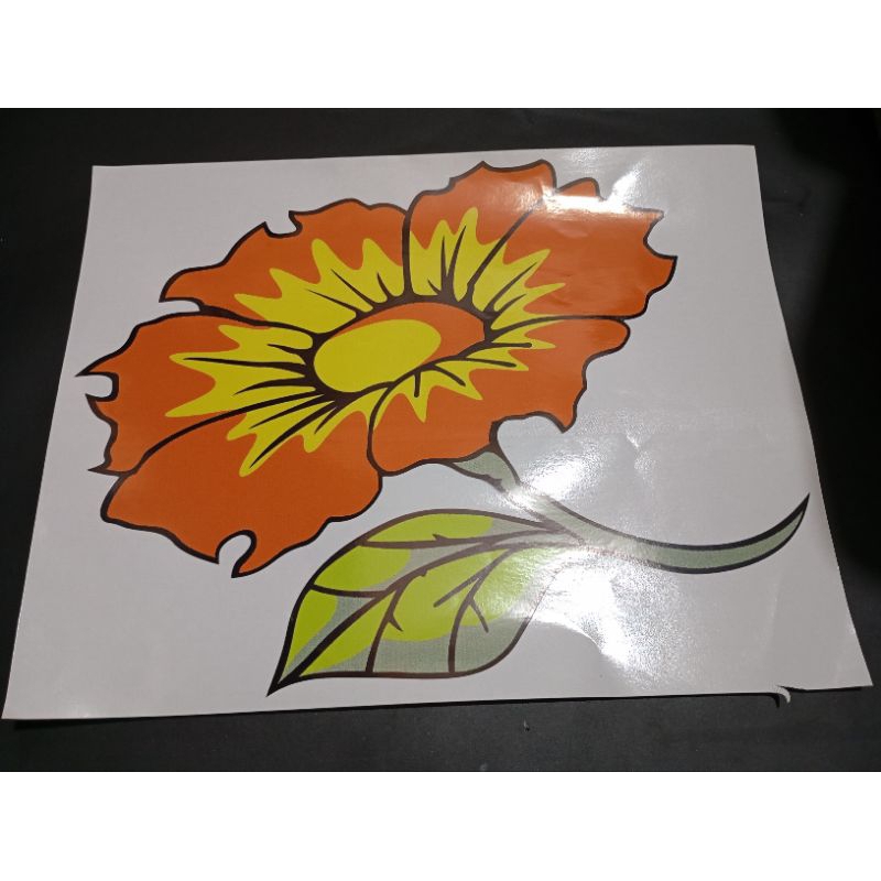 

stiker vinyl gambar besar (bunga)