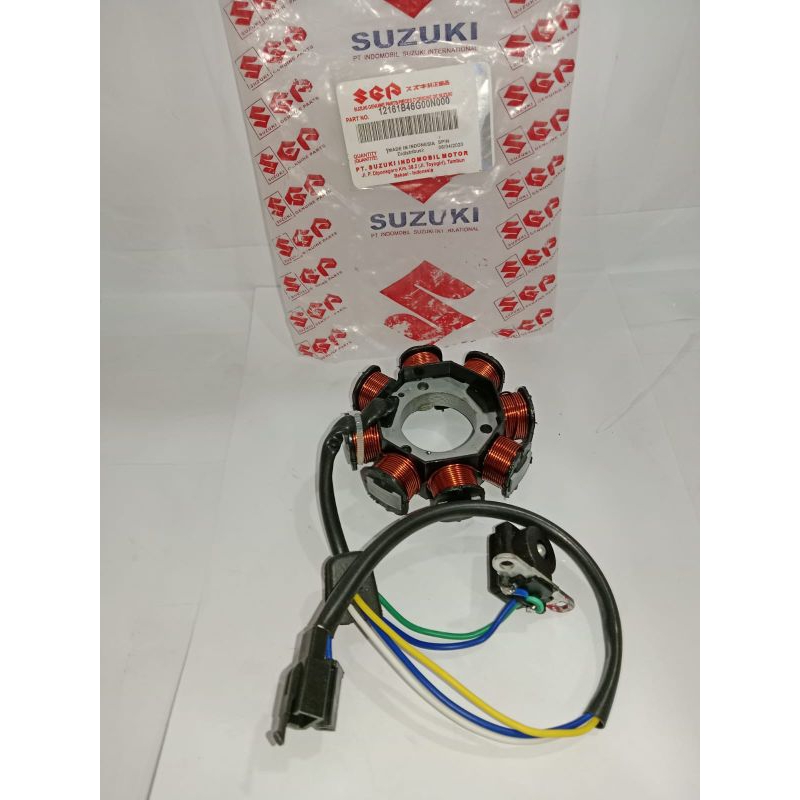 Spul Stator Assy Komplit Suzuki Spin 125 (12161B46G00N000)