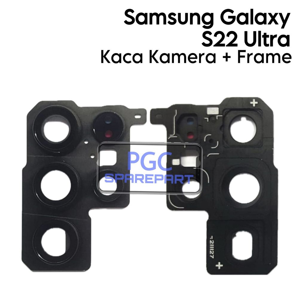 Kaca Lensa Kamera Belakang Samsung Galaxy S22 Ultra / SM-S908B / SM-S908B/DS/ SM-S908U / SM-S908U1 /