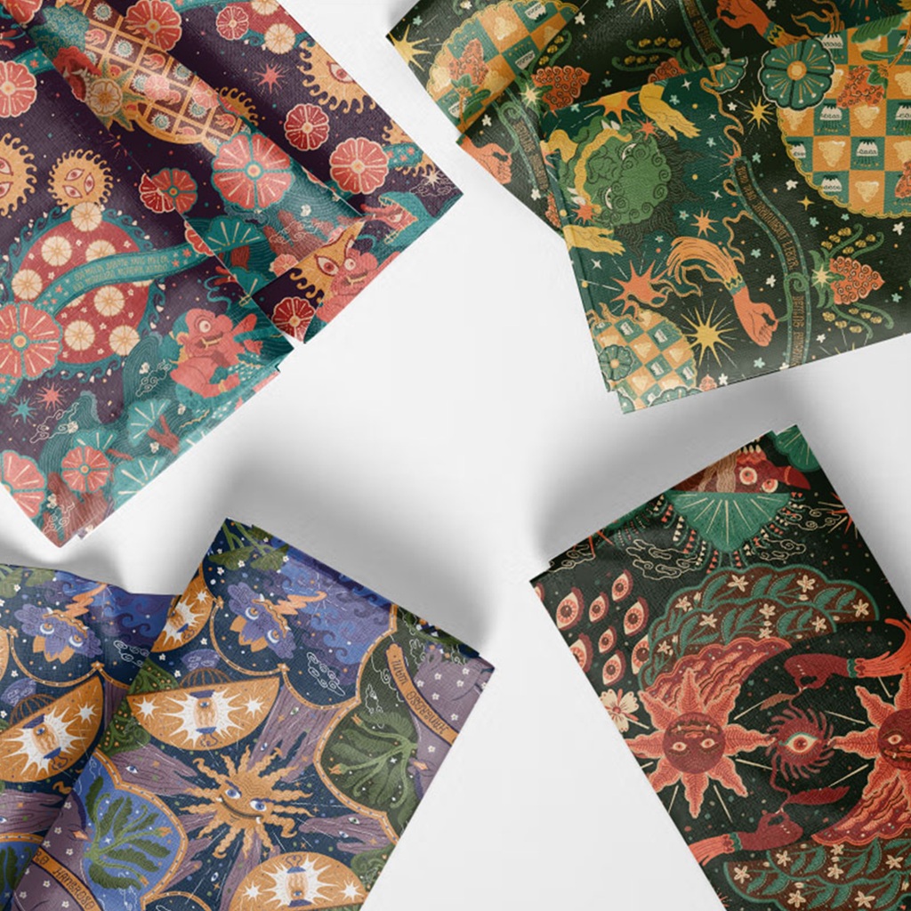 ARTINE - Kain-2 meter-Seragam-Katun dan Katun Rayon-Premium lembut-Kain Batik Premium-Batik