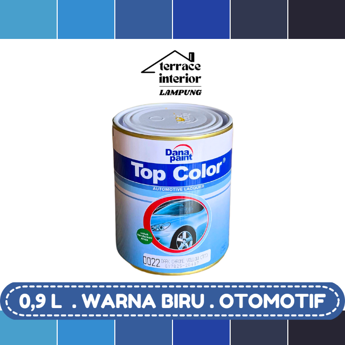 Cat Duco Top Color Warna Biru Glossy 1L ( AUTOMOTIVE LACQUER )
