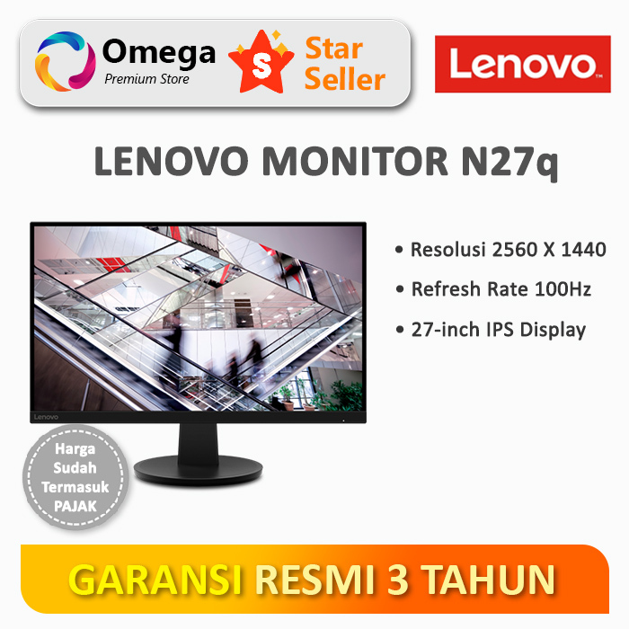 Monitor Lenovo N27q 27" QHD IPS 100Hz HDR10