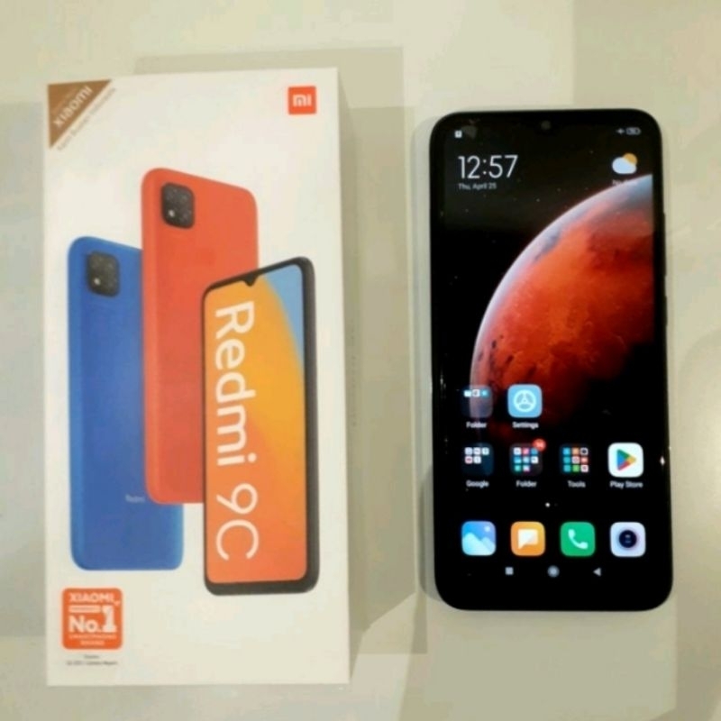 XIAOMI REDMI 9C 3/32 SECOND FULLSET, Kondisi Bagus