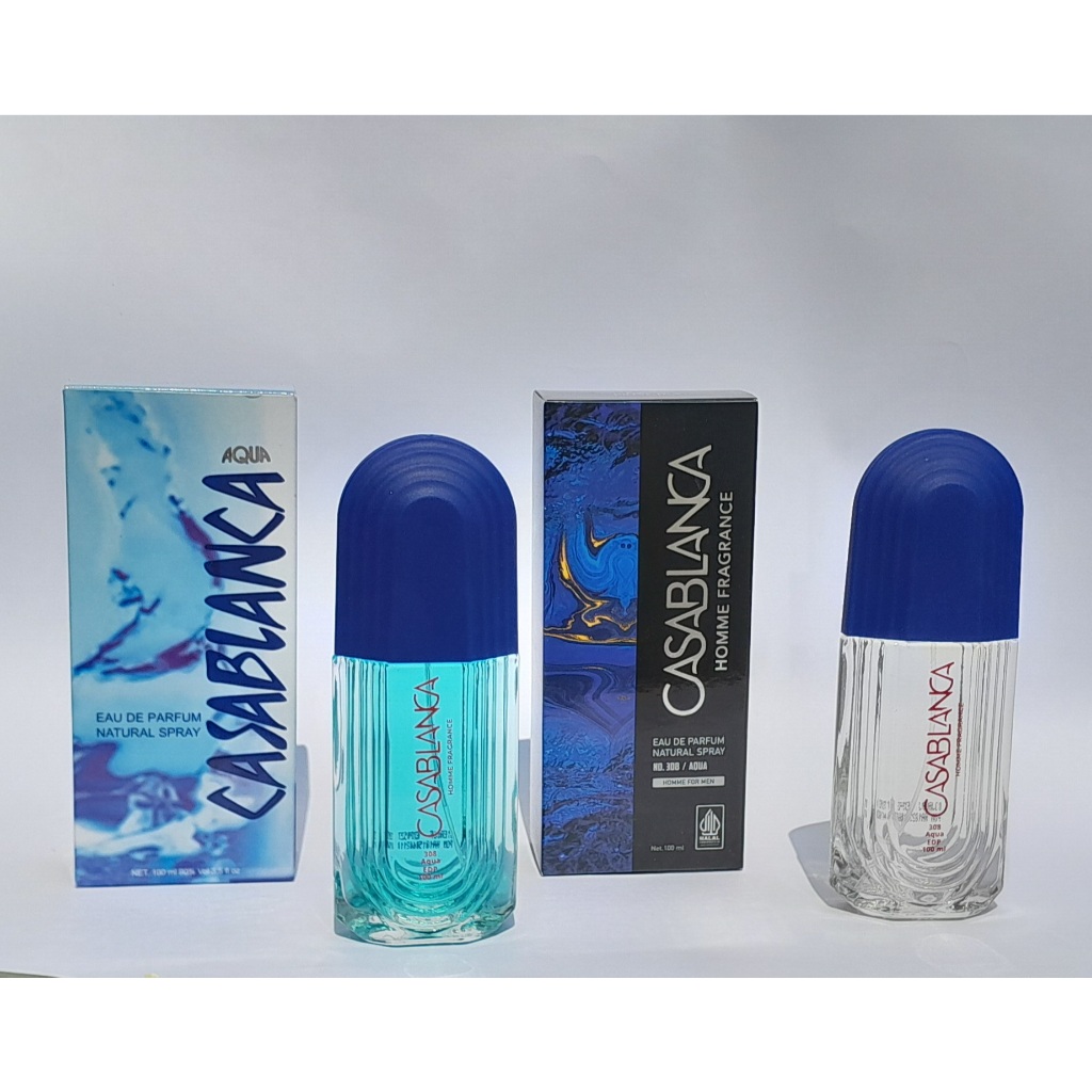 Parfum Casablanca Aqua -biru oval-308