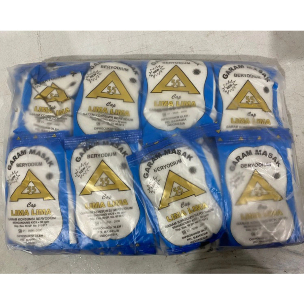 

Garam Dapur / Garam Masak 1 Ball Isi 40 Kantong 100gram