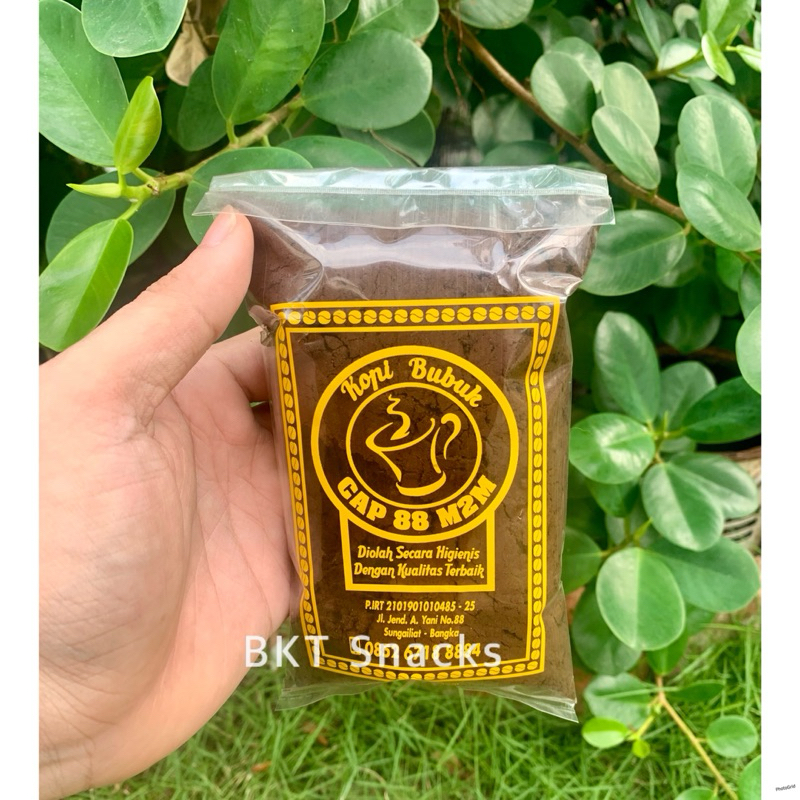 

Kopi Bubuk Asli Khas Bangka Cap M2M 100Gram