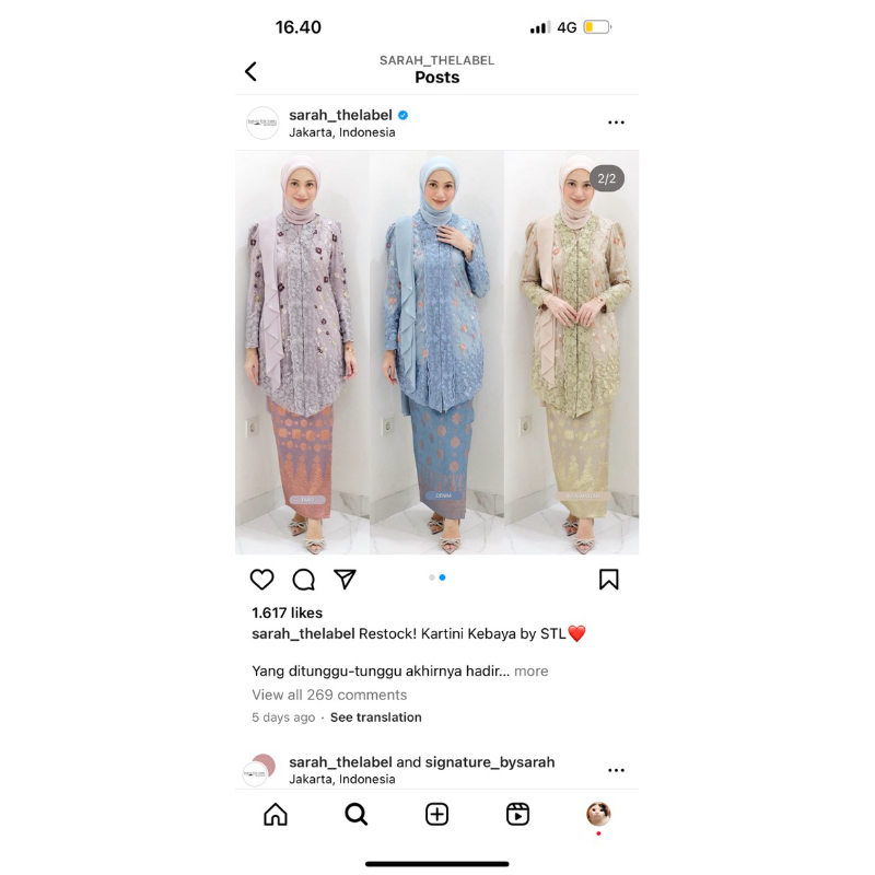 kebaya kartini by sarah the label uk. s
