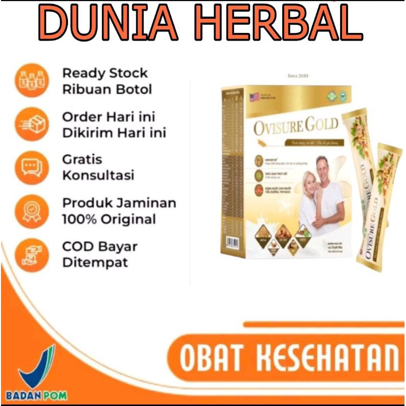 

OVISURE GOLD MILK SUSU VITAMIN TULANG DAN SENDI ORIGINAL