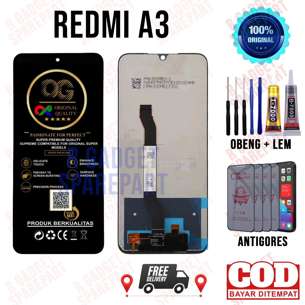 Lcd Redmi A3 Original OEM Quality Lcd Touchscreen Redmi A3 Fullset