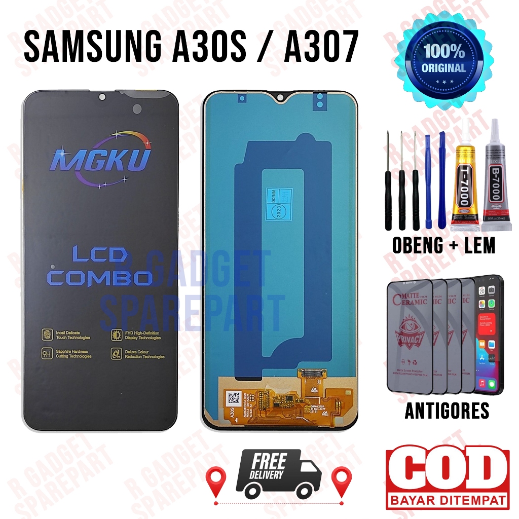 Lcd Samsung A30S / A307 Original OEM Quality Lcd Touchscreen  Samsung A30S / A307 Fullset