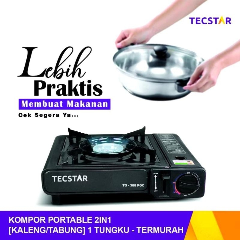 KOMPOR PORTABLE TECSTAR 2 IN 1