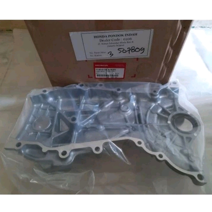 ROXYNDO - Tutup Cover Rantai Timing pompa oli mesin Honda Mobilio BRV Original