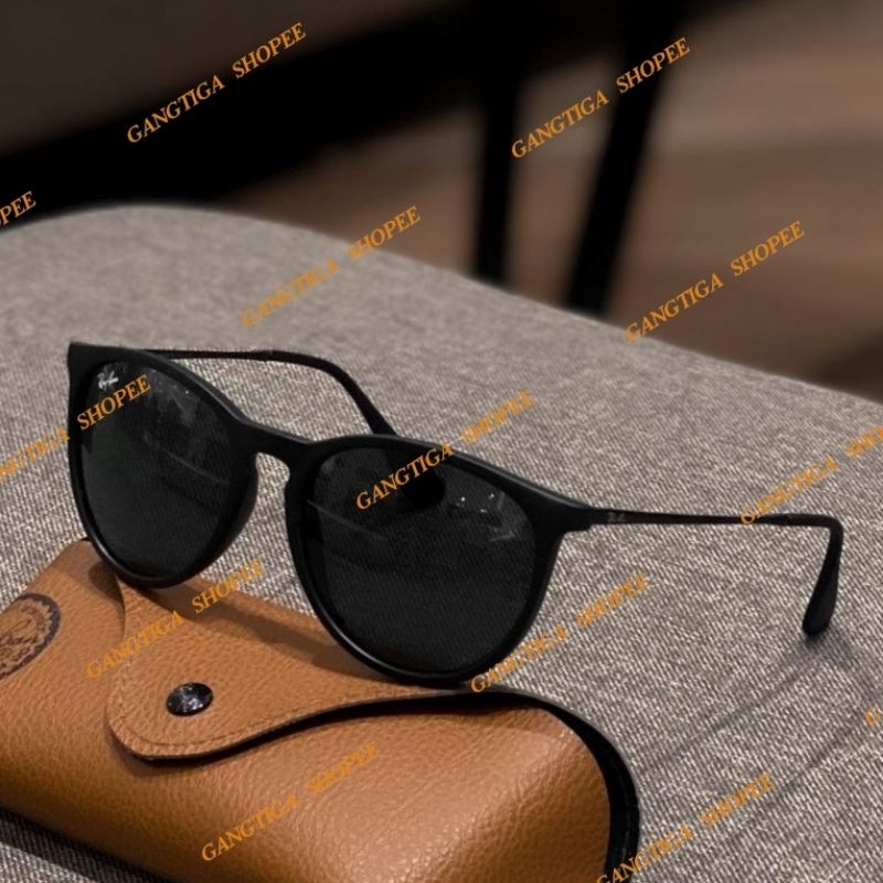 Kacamata Hitam Ray-Ban Erika 4171 Matte Black Lensa Kaca