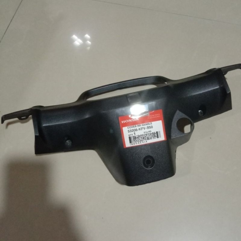 cover batok belakang hitam legenda / 53206-KFV-B50