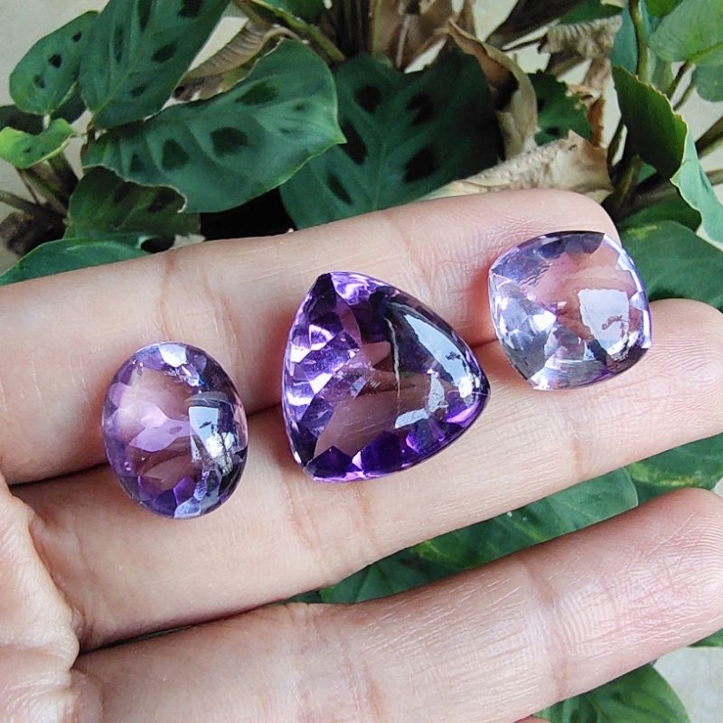 Natural Kecubung Ungu / Amethyst Kating Bawah