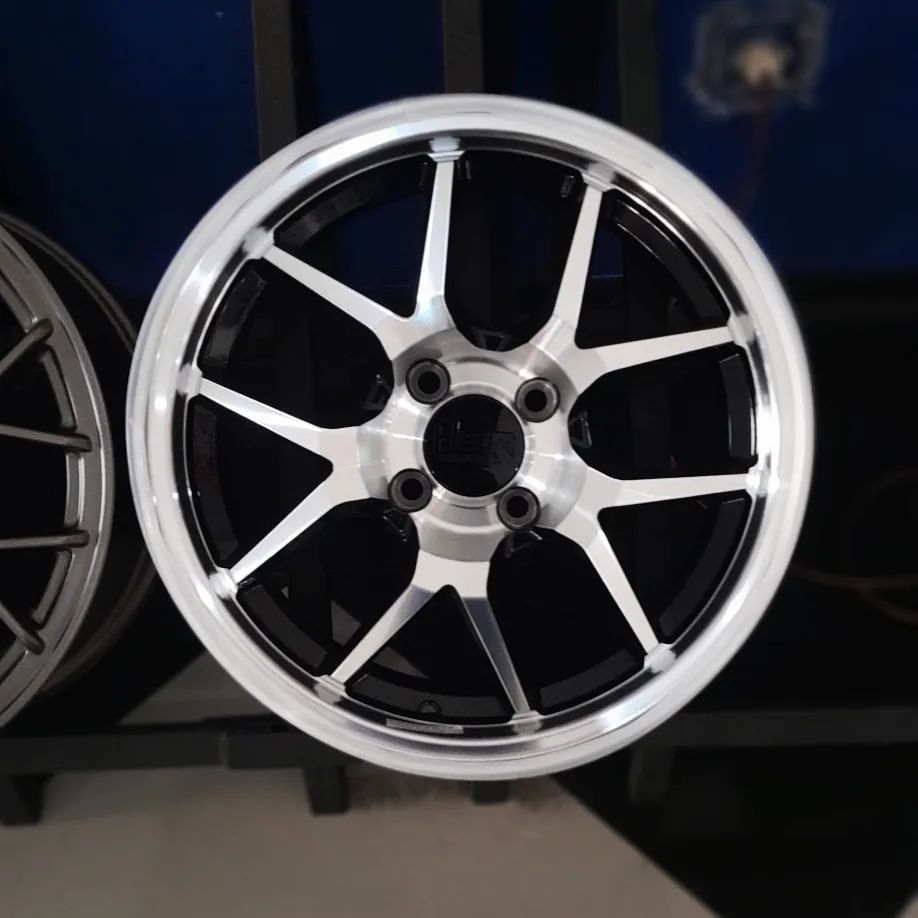 Hsr Original Ring 15 Mobil Lancer Sirion Bingou Mazda2 HSR Hyura R15 Black Polish