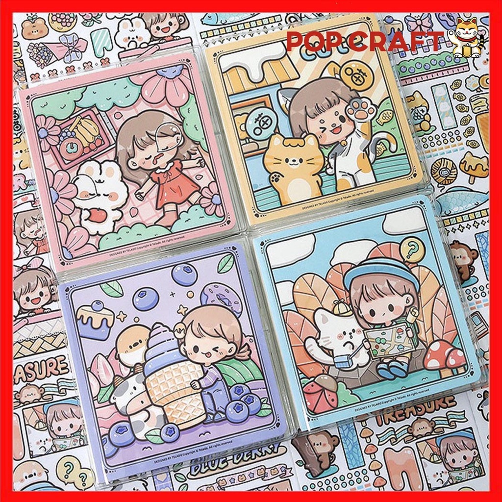 

PC Buku Diary Jurnaling Edisi Dodo Girl Free Stiker Merah Muda Jurnal Perjalanan Kit Kartun TLD63