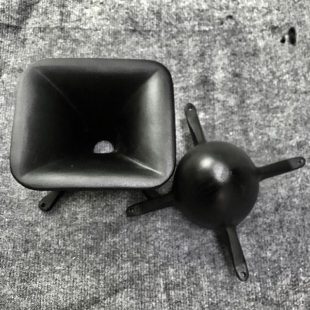 Horn dan Rudal T24 12 inch Alumunium (SATU SET)