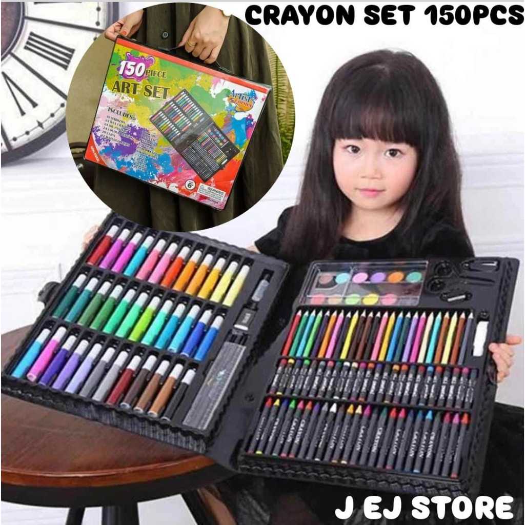 

Crayon 150PCS Set Pensil Warna ART Alat Gambar-Lengkap Alat Merwarnai Full Set