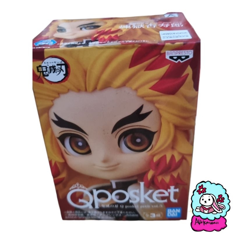 Bandai Qposket Petit Action Figure Original Demon Slayer Rengoku