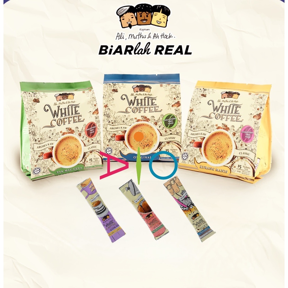 

Ali Muthu Ah hock 3in1 White Coffee | Alimuthu White Coffee