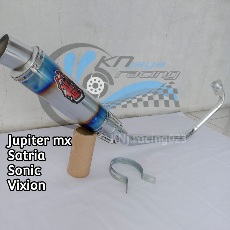 Knalpot racing R9 MUGELLO untuk motor JUPITER MX/SATRIA FU/SONIC. Knalpot racing R9 MIGELLO untuk ju