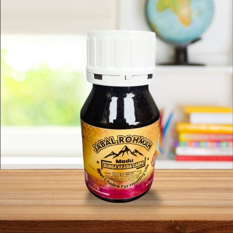 

Madu Bunga Akasia Carpa 350gr Murni Asli Jabal Rohmah Grade A 100% Alami Pure Natural Raw Honey