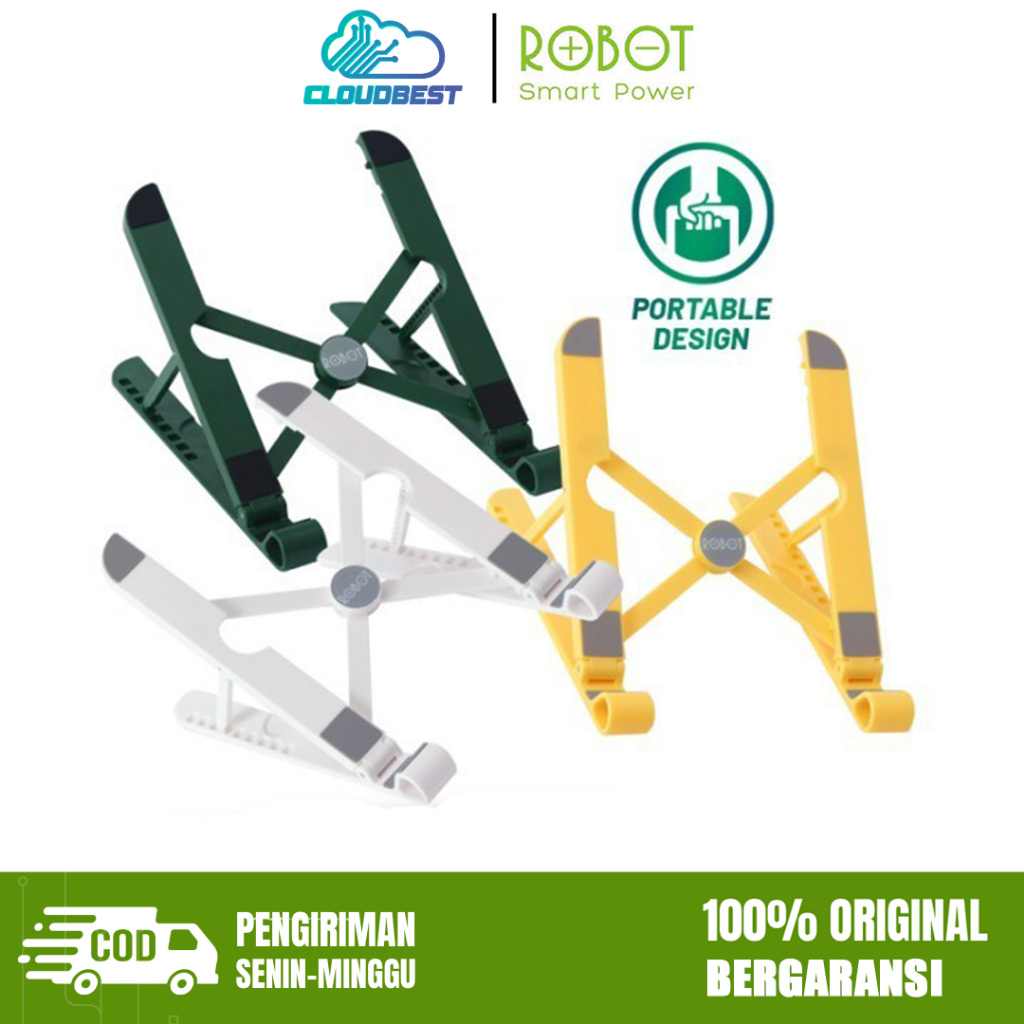 ROBOT RT-LS03 PORTABLE LAPTOP FOLDING STAND HOLDER LAPTOP LIPAT