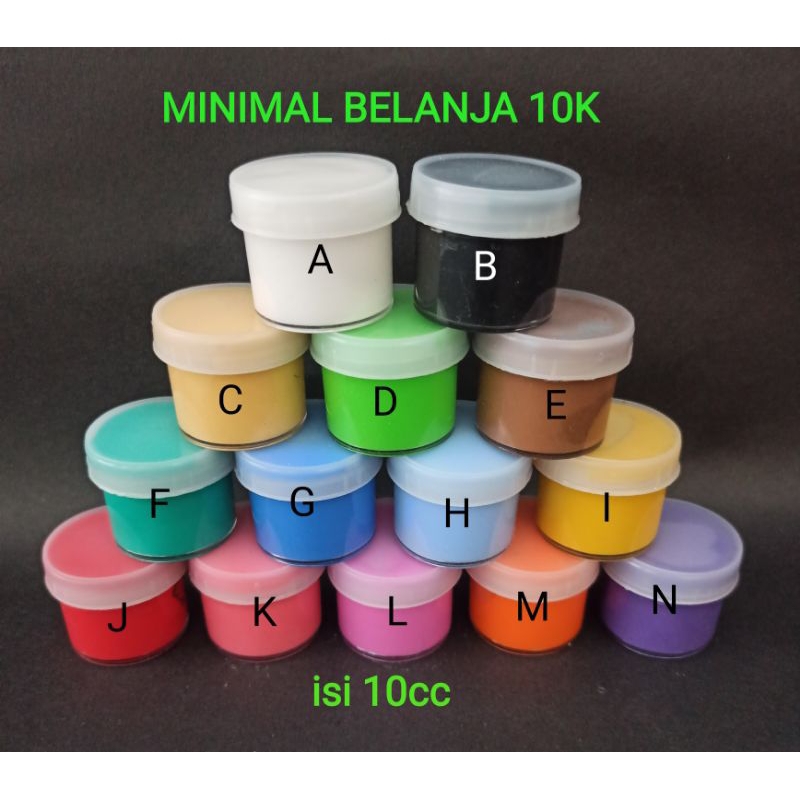 

cat lukis serbaguna" kental"/bebas pilih warna/isi 10cc