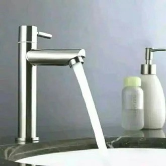 KERAN BAMBU WASTAFEL KE MEJA/KERAN KERAN AIR STAINLESS SUS304 - KRAN AIR STAINLESS